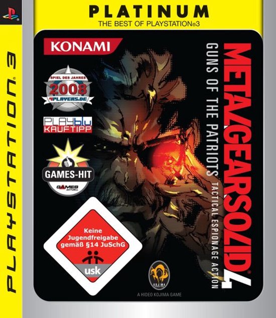 Foto: Metal gear solid 4 guns of the patriots duits playstation 3 gebruikt