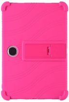 Coverup Tablethoes geschikt voor OPPO Pad SE Hoesje - Siliconen Back Cover met Kickstand - Roze