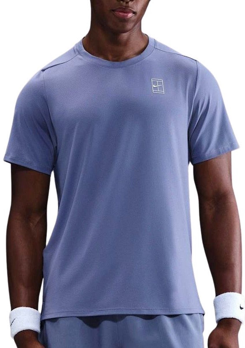 Nike Court Advantage Shirt Heren Blauw