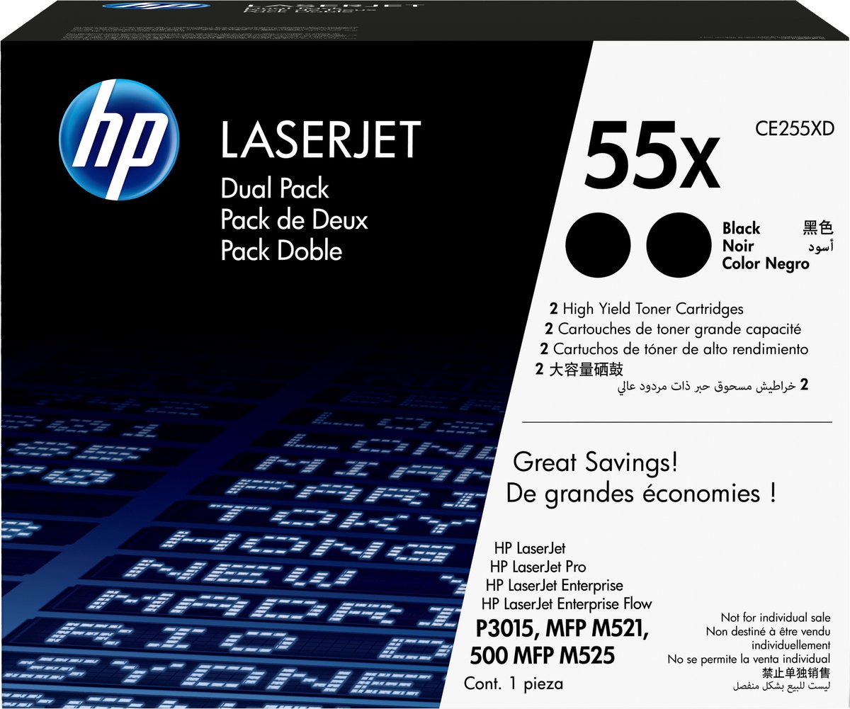 Toner HP 55X Black