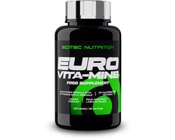 Scitec Nutrition® - Euro Vita-Mins (120 tabletten) - 30 doseringen - multivitamine - vitamine A, C, D, E en het volledige B-complex - co-enzym Q10 - vitaminen