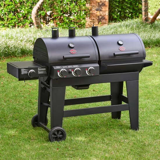 Char-Griller® Double Play gas- en houtskoolbarbecue van Char-Griller — afbeelding 5