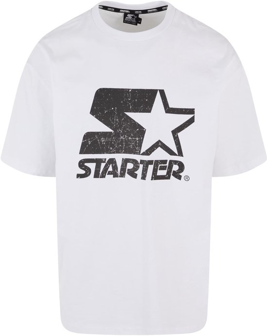 Starter Black Label - T-shirt Homme Oversize Logo Acid - M - Wit