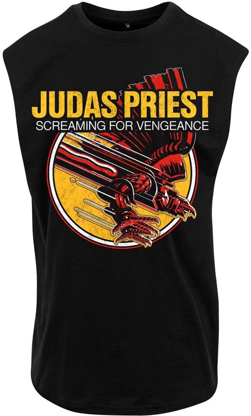 Débardeur Judas Priest Screaming For Vengeance Noir Taille L Katoen - Band Merch, Bands
