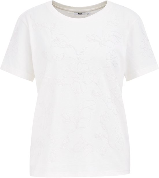 WE Fashion Dames T-shirt met embroideries