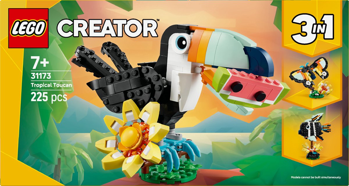 LEGO® Creator 3in1 Wilde Dieren: Tropische Toekan - 31173 — afbeelding 14