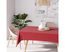 Soleil d'ocre Nappeln, Polyester, Rot, 140 x 200 cm