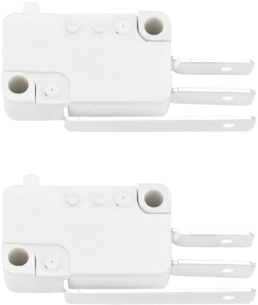 VGOL vaatwasser microschakelaar waterniveauregelaar, compatibel met Bosch 3VB350ID/01 3VB350ID/02 3VB613BA/08 OE 00165256, inbouwgatafstand 22 mm, 2 stuks