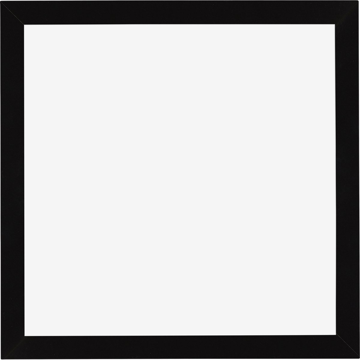 Dutch Frame Factory Fotolijst 30x30 cm - MDF - Zwart Hoogglans - Marseille