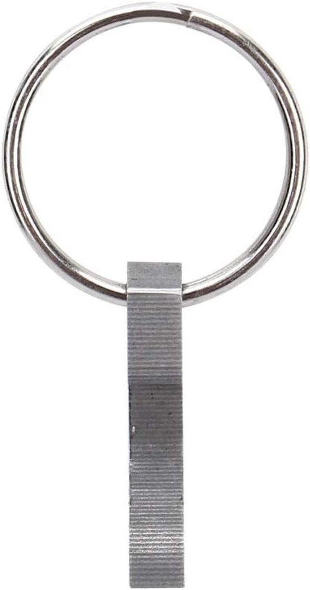 2 Pcs Rvs Mini Platte Bier Flesopener voor Camping en Outdoor Survival .