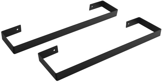 Handdoekhouder ATLANTA Lengte 613 Mm Boorgatafstand 600 Zwart Mat Gebruineerd Voor Wand Kastmontage Van Sotech 2023509539