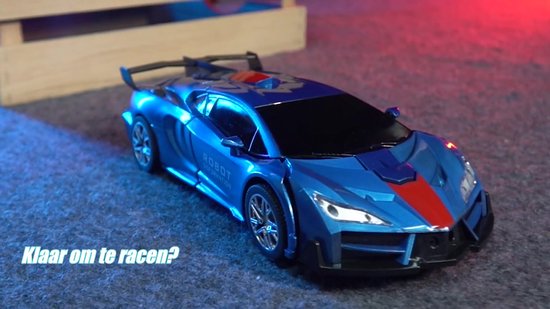 Ferngesteuertes Auto Transformierender Roboter RC-Auto für Kinder 2,4G 1:18 Maßs