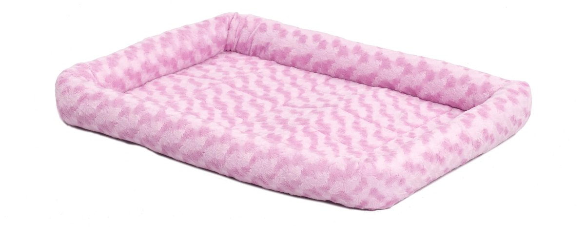 MidWest Quiet Time Pet Bed Fashion Series Pink 24 inch 61 cm