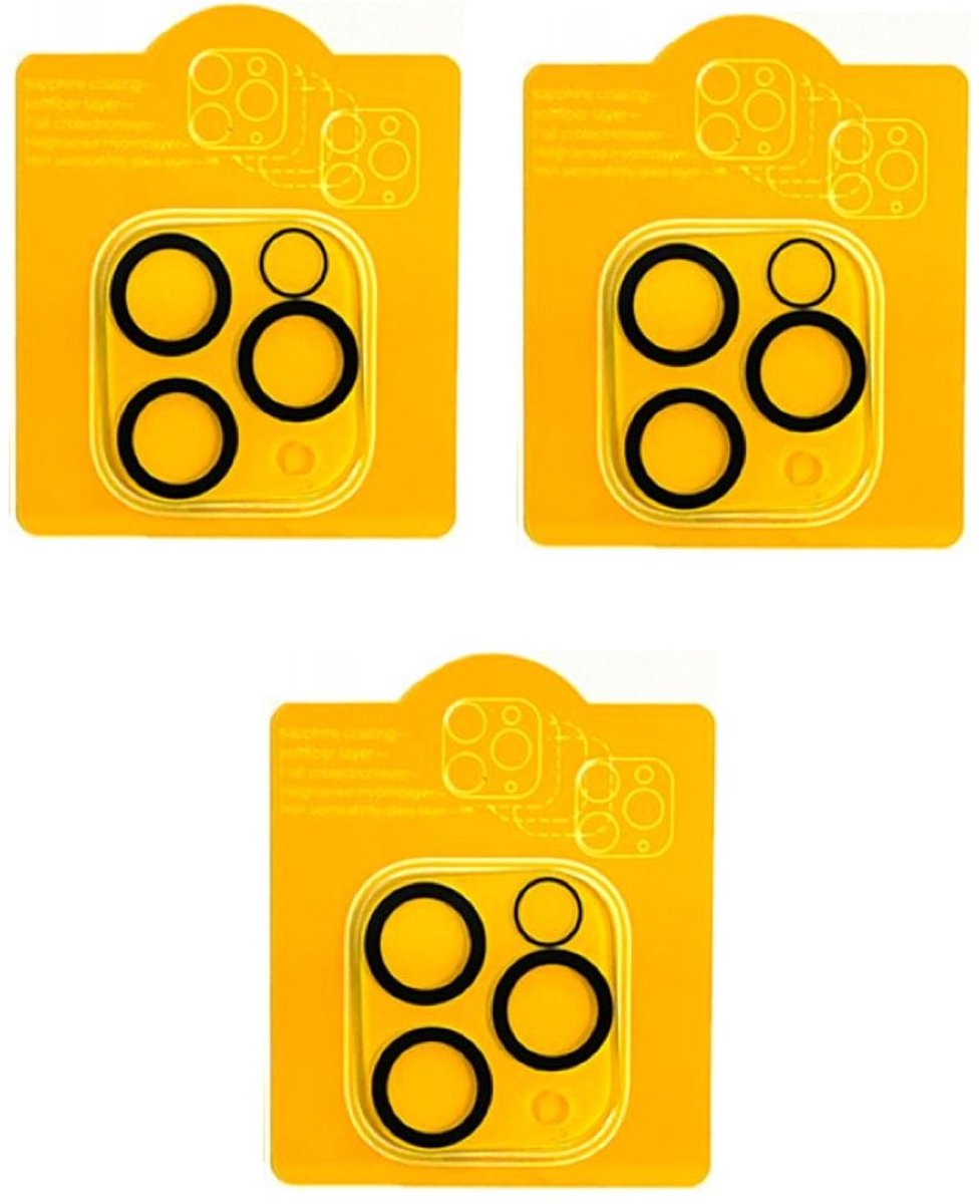 3-pack camerabescherming van gehard glas Geschik voor iPhone 15 Pro