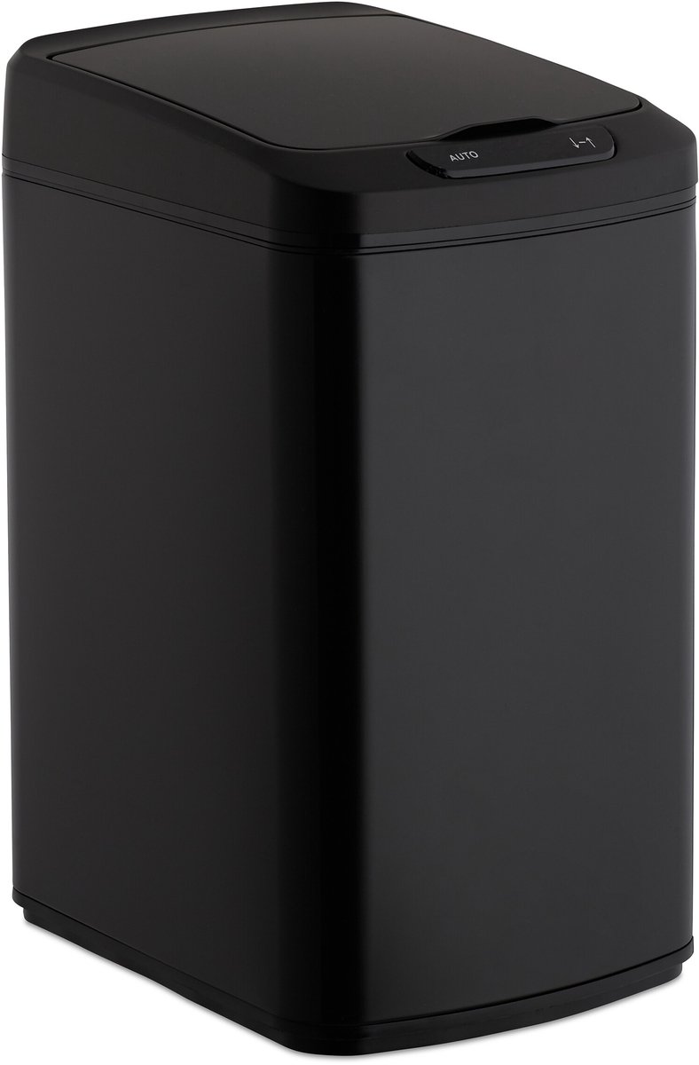 Sensor prullenbak - 12 l - automatisch - met binnenemmer - zwart