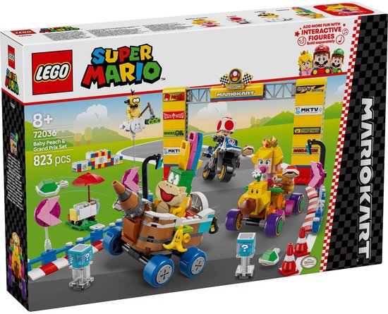 LEGO Mario Kart - Baby Peach en grand prix - 72036