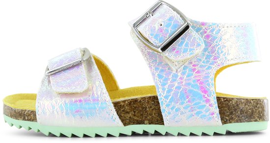 Sandales | Filles | Argent Perle | Micro cuir | Go Bananes | Taille 35