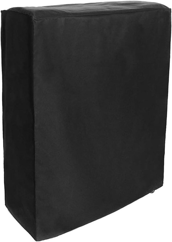 Foto: Opvouwbare bedhoes 102 x 33 x 107 cm zwart stofdichte meubelhoes bank beschermhoes universele opvouwbare opberghoes voor buiten binnen strandstoel