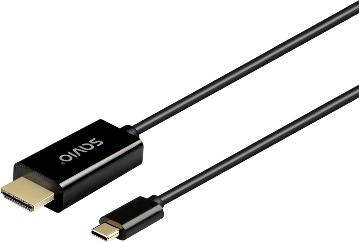 Savio CL-191 USB-kabel 2 m USB C Zwart