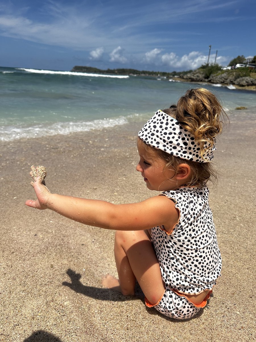 Ducksday - tankini - baby - met haarlint - omkeerbaar - voor meisjes - UPF 50+ - Driedelige zwemset - Moana