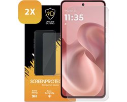 2-Pack MobyDefend Screenprotectors - Geschikt voor Motorola Moto G86 - Case-Friendly Screensavers - Gehard Glas