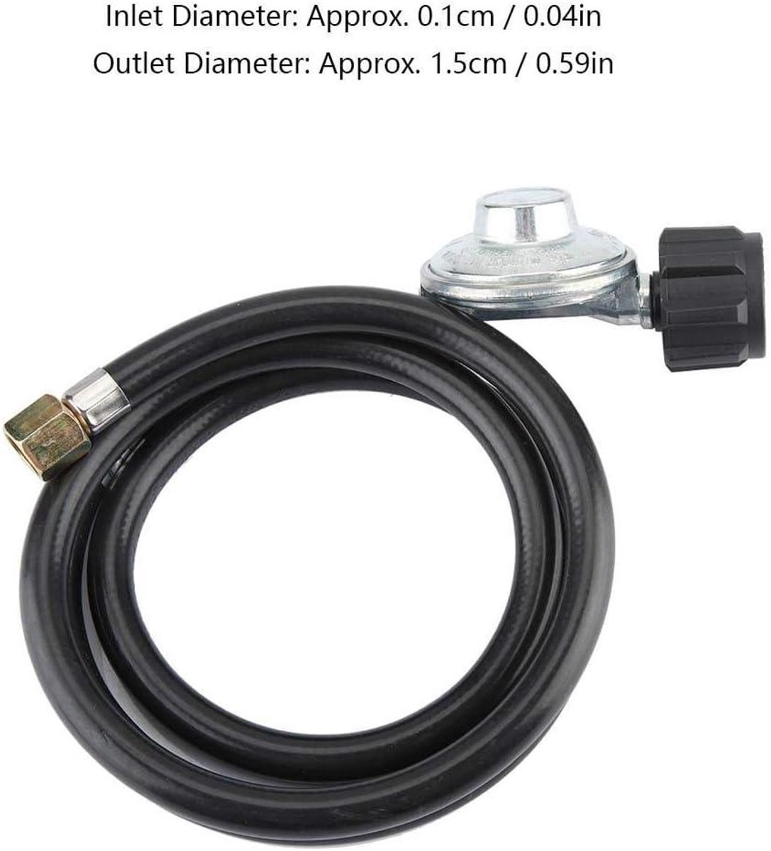 Plus - Propaangasregelaaradapter met 15m slang voor LP/LPG-barbecue
