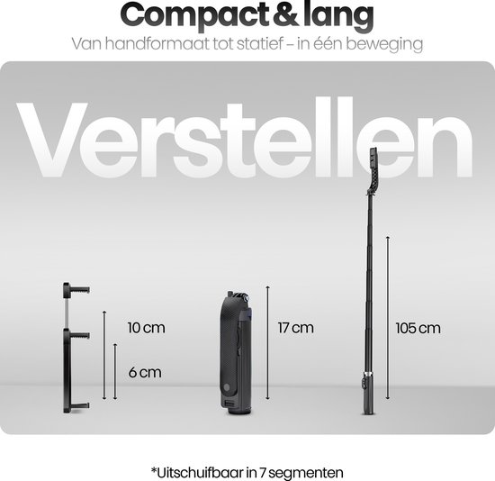 Selfie Stick, PEYOU 57" Portable Selfie Stick Tripod With Detachable