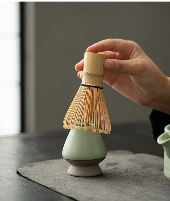 Matcha-roerder - Japanse theeservies - Bamboe matcha-set - Matcha-theeservies roerder - 2 stuks — afbeelding 2