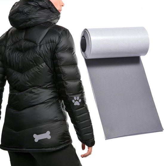 4 stuks reparatiepatches voor donsjacks, 2 maten, zelfklevende en waterdichte patches van nylon voor kleding, tenten en rugzakken