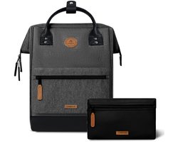 CABAIA vrije tijd rugzak rugzak met laptopvak Adventurer Melanged Backpack 18L Luxembourg donkergrijs