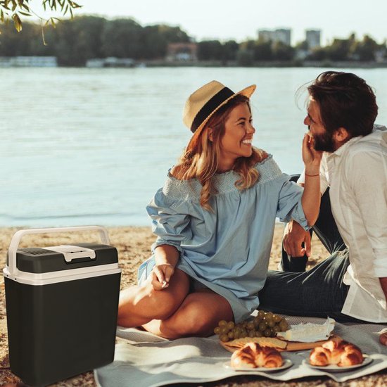 Elektrische Koelbox 24L - met verwarmingsfunctie - 12V en 230V stekker van Merkloos — afbeelding 3