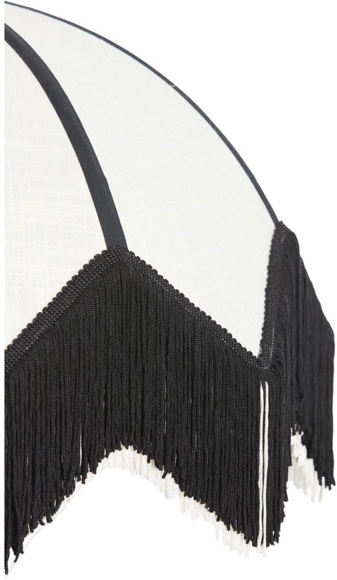 Light & Living - hotte - Sulina - blanc - textile - Ø 45 cm - E27 - 3903406