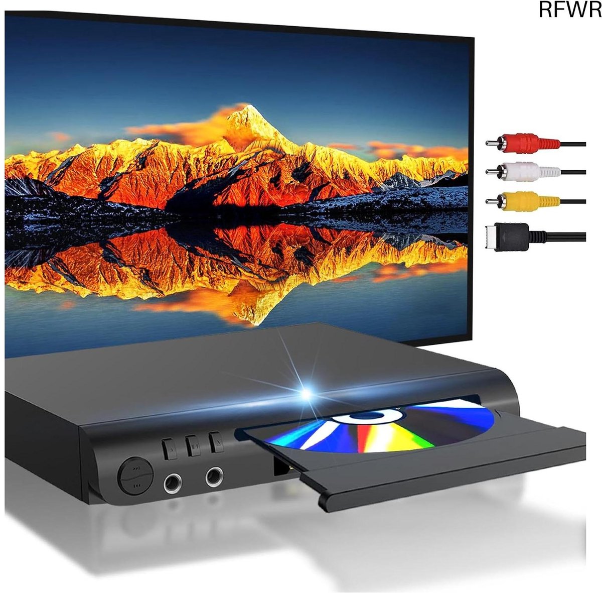 RFWR® Regiovrije HDMI DVD-speler met Karaoke en USB - PAL/NTSC Compatibel voor Thuisgebruik