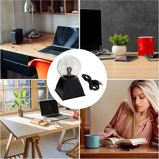 RFWR® Interactie Plasma Lamp - Creatieve Decoratieve Bureaulamp met Geluid en Aanraaksensor — afbeelding 5