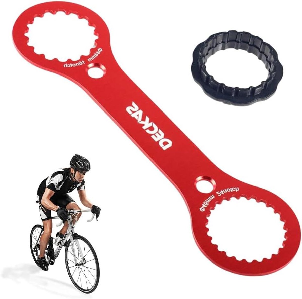 Allecto Plus - Fietsgereedschap voor Hollowtech centerlock, BB-moersleutel voor binnenlagers en centrale vergrendelsystemen