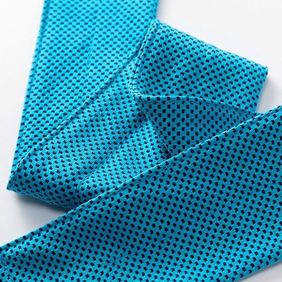 Verkoelende Handdoeken - Koelwraps Sportdoek - Buitenactiviteiten Koelen - 20 Uur Aanhoudende Kou - 2 stuks - Grijs Blauw — afbeelding 5