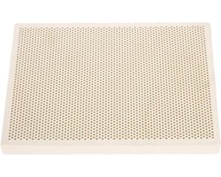 Keramische soldeerplaat voor sieraden - vuurvast - geschikt voor goudverwerking - sieradenapparatuur - verhitting en droging - gereedschapsplaat.