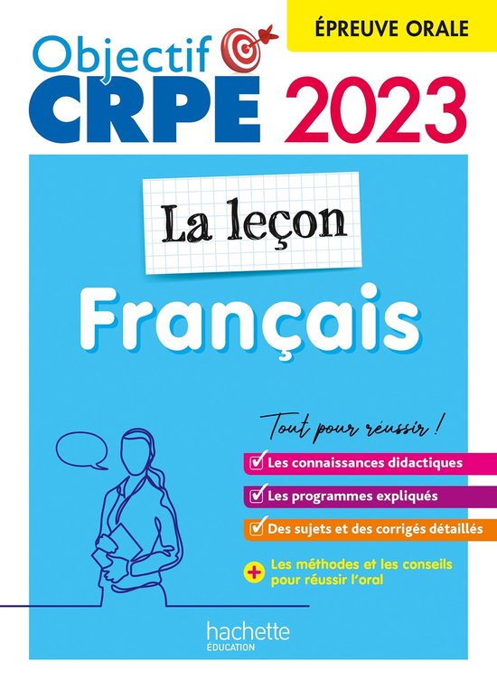 Objectif CRPE 2023 - Français - La leçon - épreuve orale  ... - cover