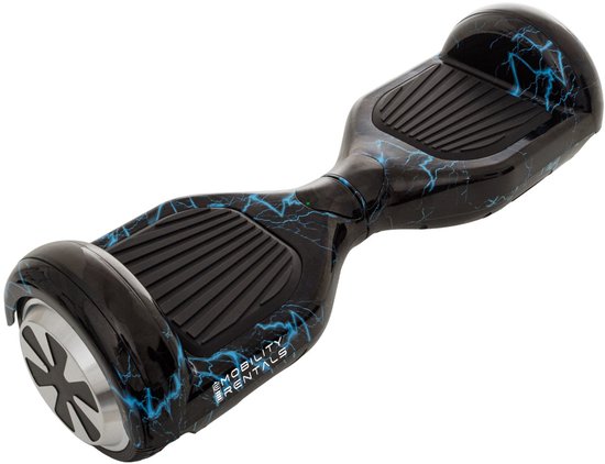 Hoverboard GLIDE Lightning Blauw 6.5 inch, E-Mobility Rentals – 700W – 10km Bereik – UL2272 FW2 Gecertificeerd