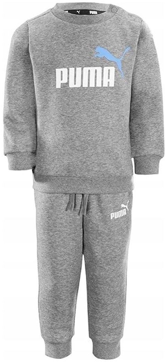 Kinderset Puma Jr. Mini Cats Joggerset Heather Grijs