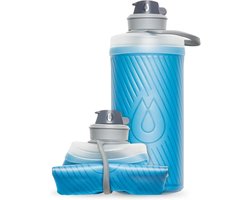 Foldable Water Bottle 750 ml or 1 L or 1.5 L for Drinking Backpack Hiking Trekking Camping Bivvy - Upright Standing by Flux