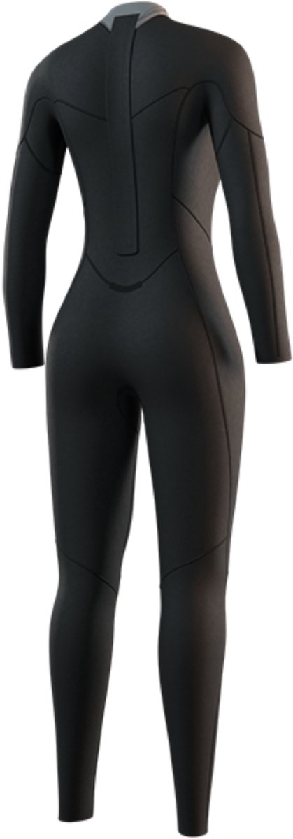 2025 Mystic Dames Brand 3/2mm Rug Ritssluiting Flatlock Wetsuit 35000.