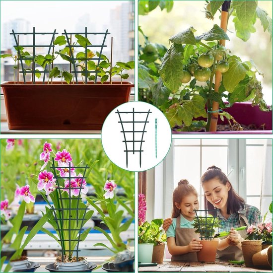 Klimhulp voor de tuin 145 cm - Bramen voor planten - Afneembare