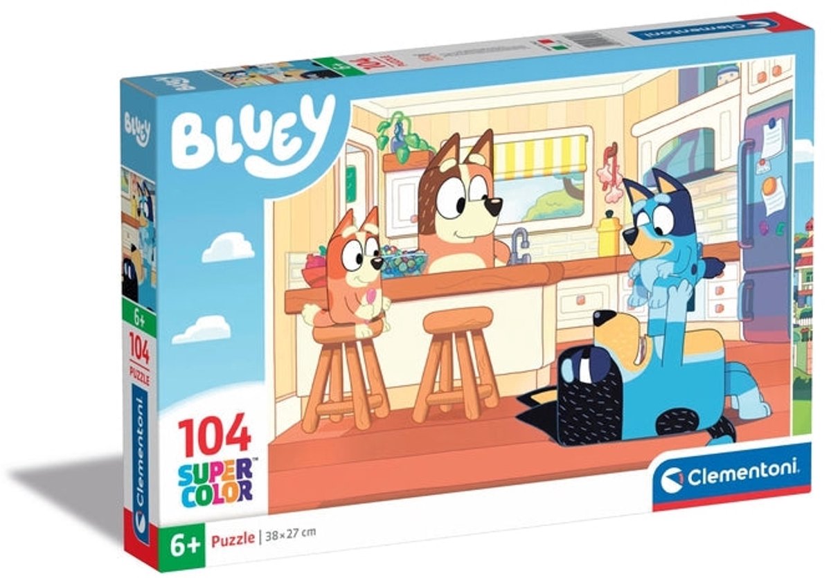 Clementoni - Puzzel - 104 Stukjes - Bluey - Puzzel Voor Kinderen - Vanaf 6 Jaar — afbeelding 10