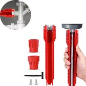 Gootsteen Sleutel -Multifunctionele sleutel-Kraan / Wasbak Moersleutel-8 in 1-Sanitair Bouw Multi Tool - Wastafel gereedschap- Kraan Gereedschap-Voor Toilet, Badkamer, Keuken