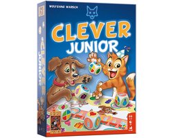 999 Games - Clever - Junior - Dobbelspel - Vanaf 5 jaar - Kinderspel - Gezelschapsspel - Educatief spel - Klein cadeautje