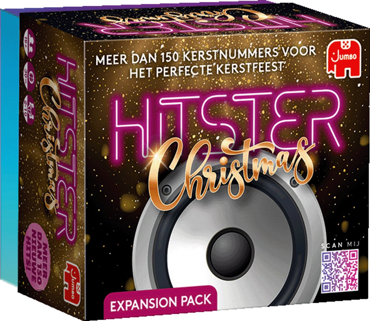 Jumbo - Hitster – Christmas - Uitbreidingsset voor Kerst - Partyspel - Actiespel - Muziekspel voor volwassenen - 16+ jaar