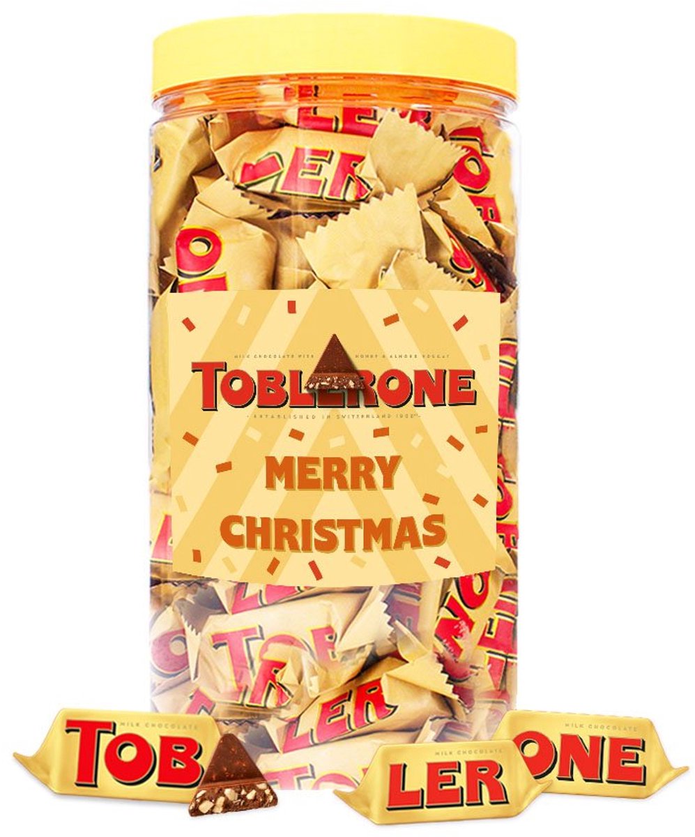 Toblerone Tiny "Merry Christmas" - chocolade kerstcadeau - 500g