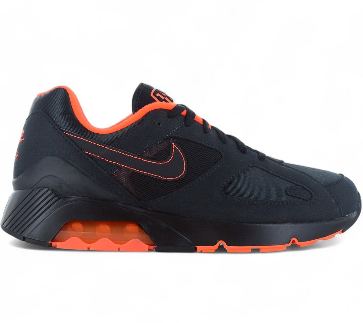 Nike Nike Air Max 180 Hyper Crimson Heren Sneakers Schoenen FJ9259-002 Zwart