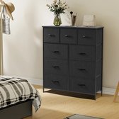 Bol.com Ladekast - Ladenkastje - Stabiele Opbergkast - Compact en Ruimtebesparend - met 9 Stoffen Laden – Ruime Dressoir Kast - ... aanbieding